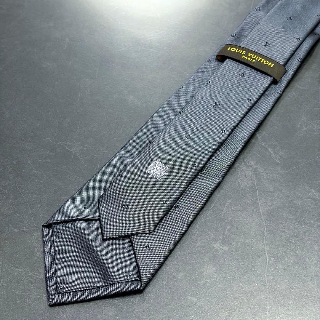 コ7/LOUIS VUITTON/ルイヴィトン/ネクタイ/ダークグレー/ネクタイ