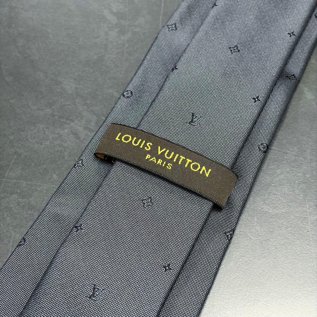コ7/LOUIS VUITTON/ルイヴィトン/ネクタイ/ダークグレー/ネクタイ