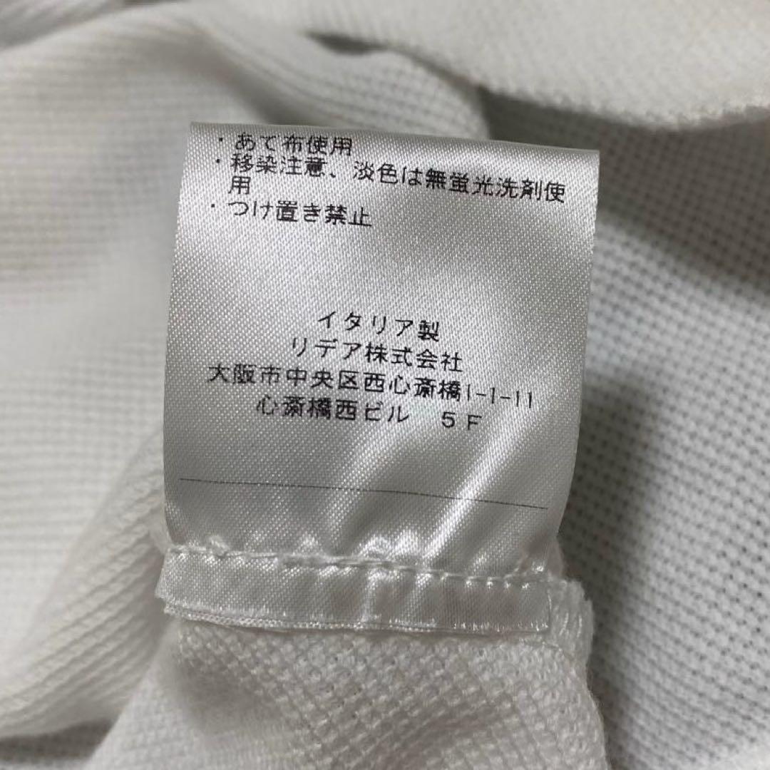 【極美品✨】クルチアーニ 鹿の子 半袖 ポロシャツ 白 Lサイズ相当