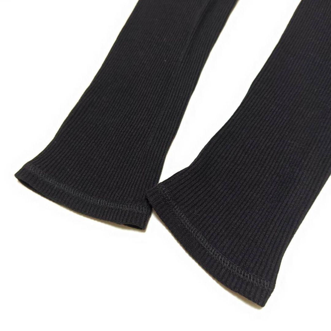 エブリデイ アイ ライク カシミア混 テレコ ロングスリーブプルオーバー F 黒