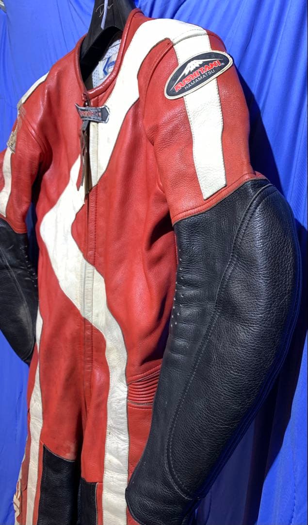 KUSHITANI K-Racing レザー バイクツナギ Lサイズ