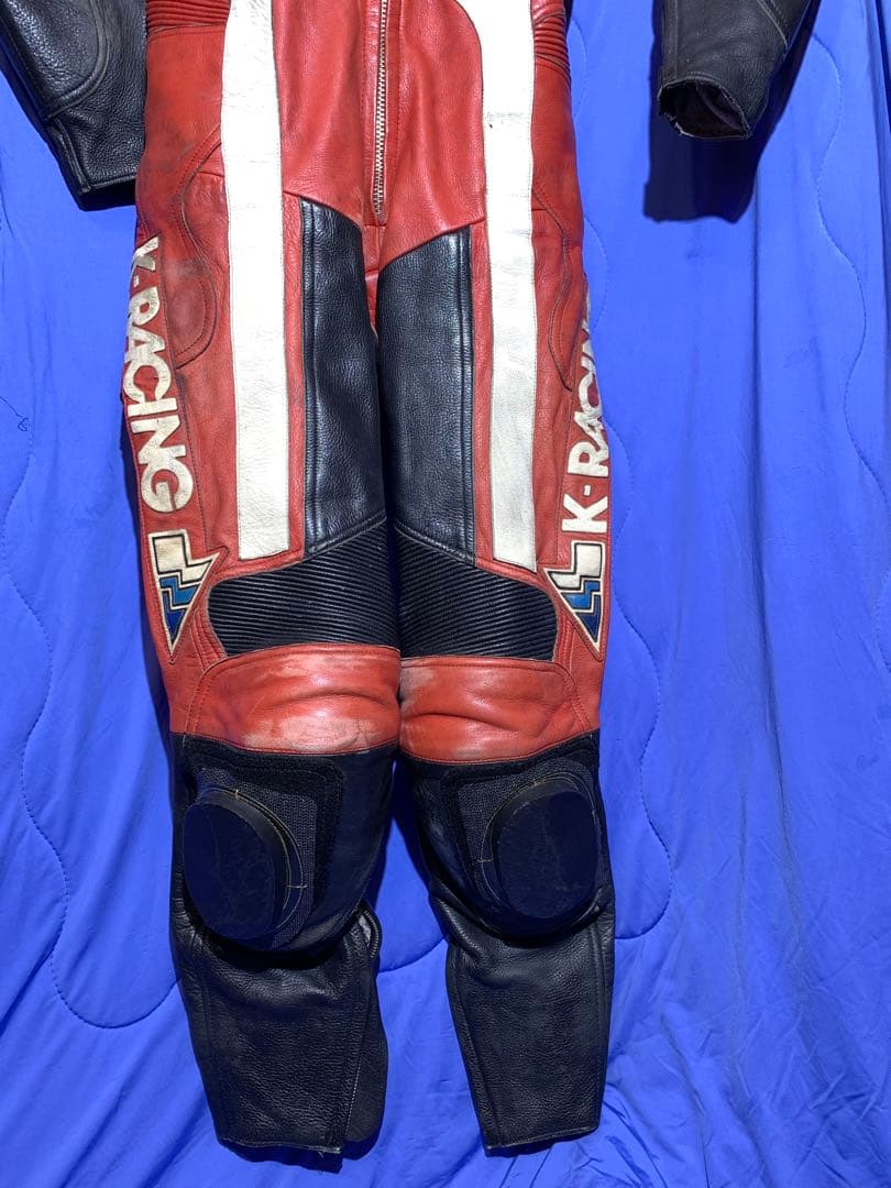 KUSHITANI K-Racing レザー バイクツナギ Lサイズ