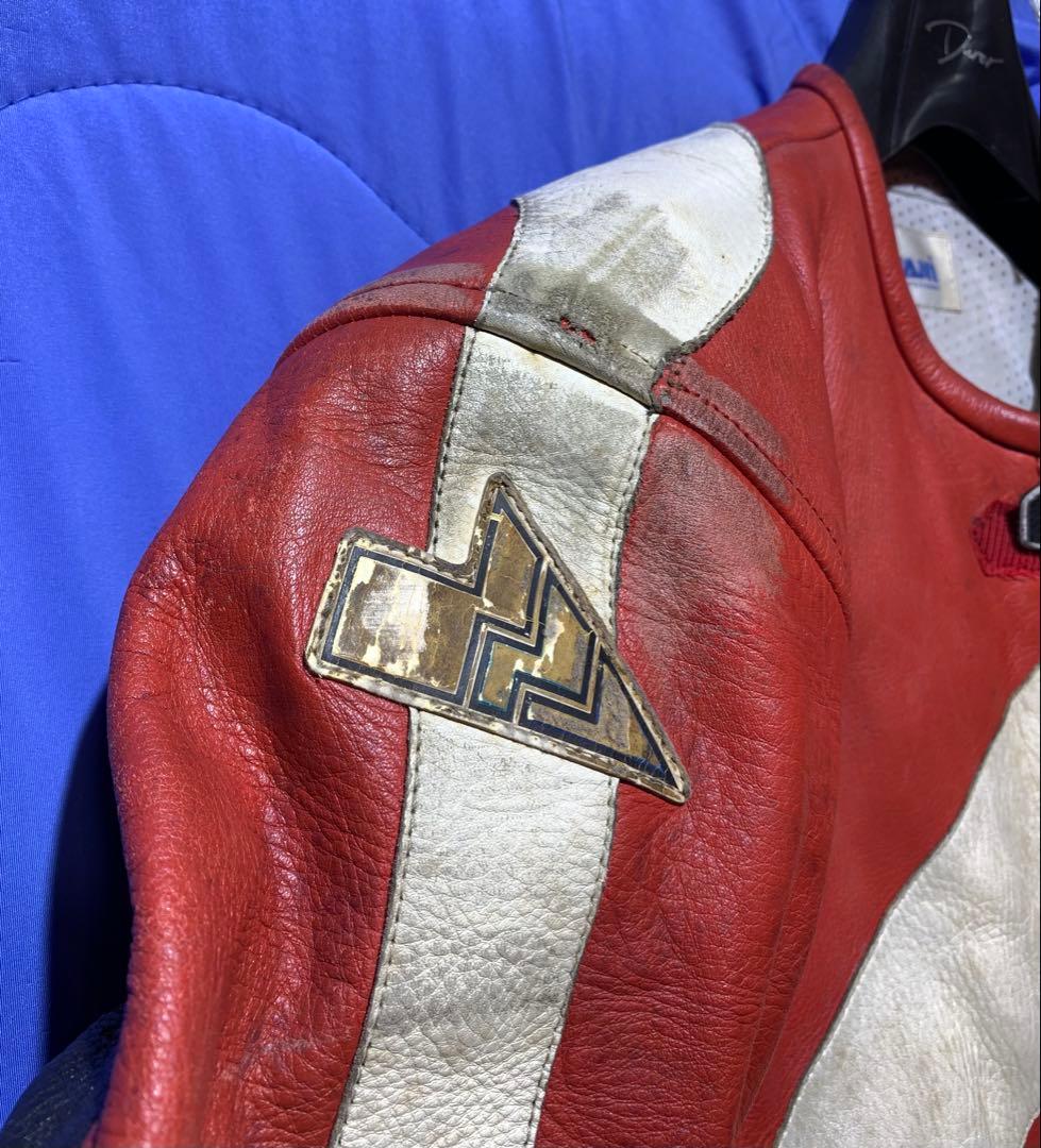 KUSHITANI K-Racing レザー バイクツナギ Lサイズ