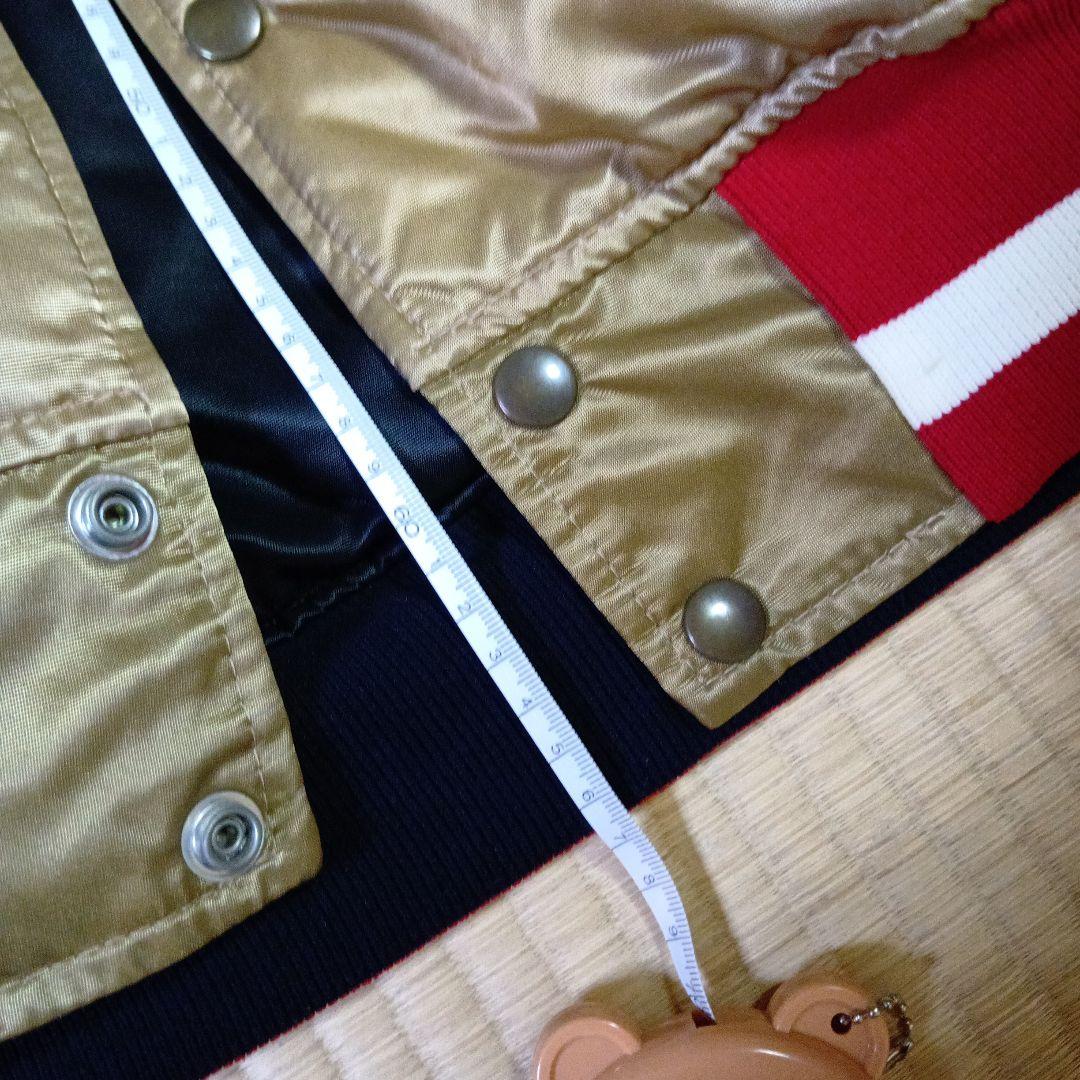 NFL 49ers　90sリバーシブル スタジャン　スターター製　Lサイズ