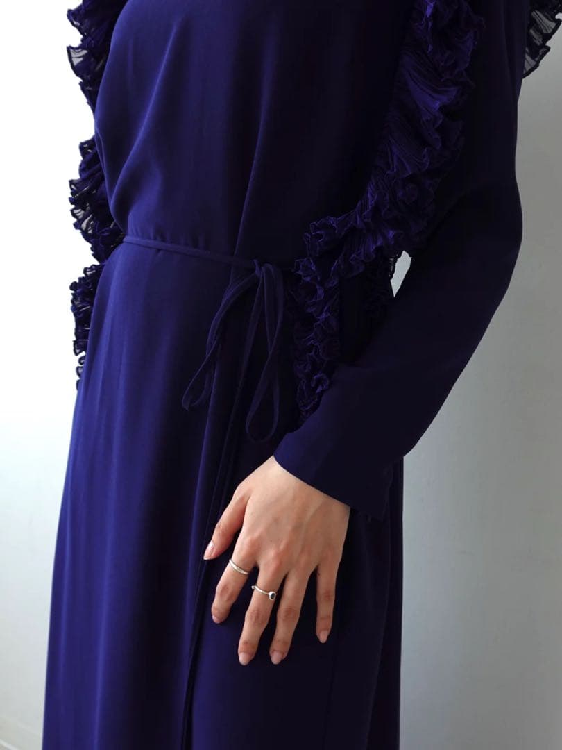 ★vintage★Frill Shoulder Dress