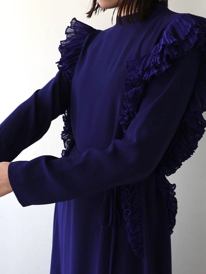 ★vintage★Frill Shoulder Dress