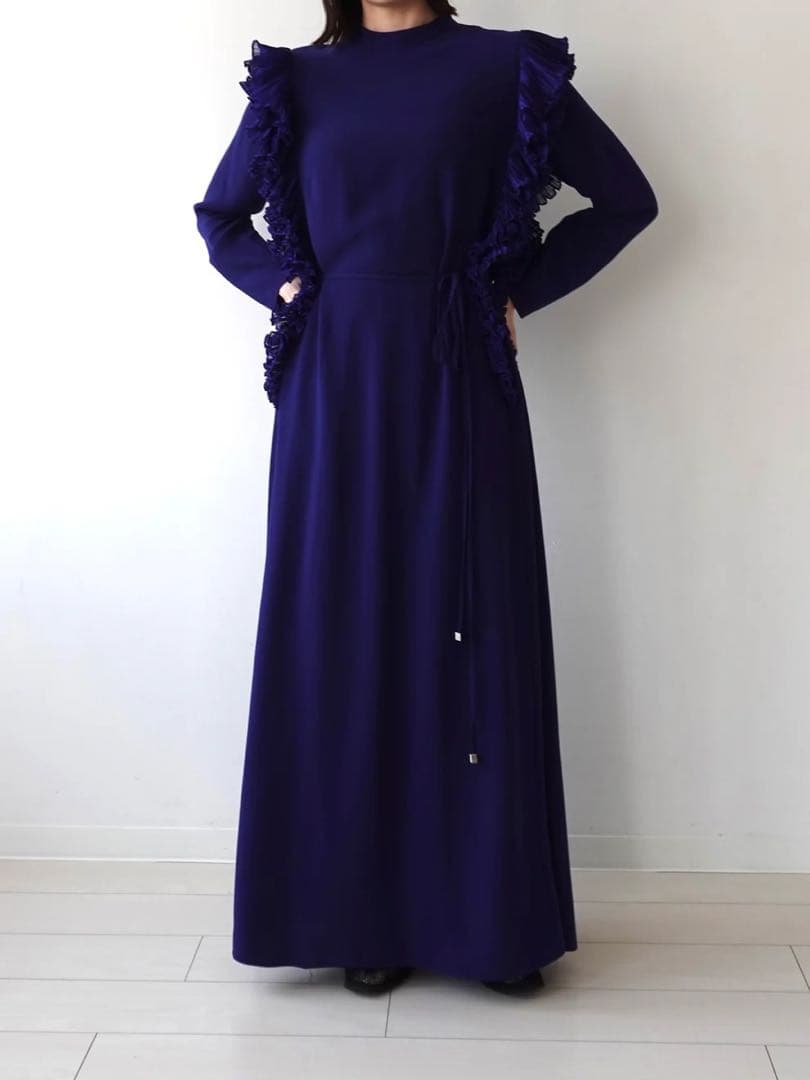 ★vintage★Frill Shoulder Dress