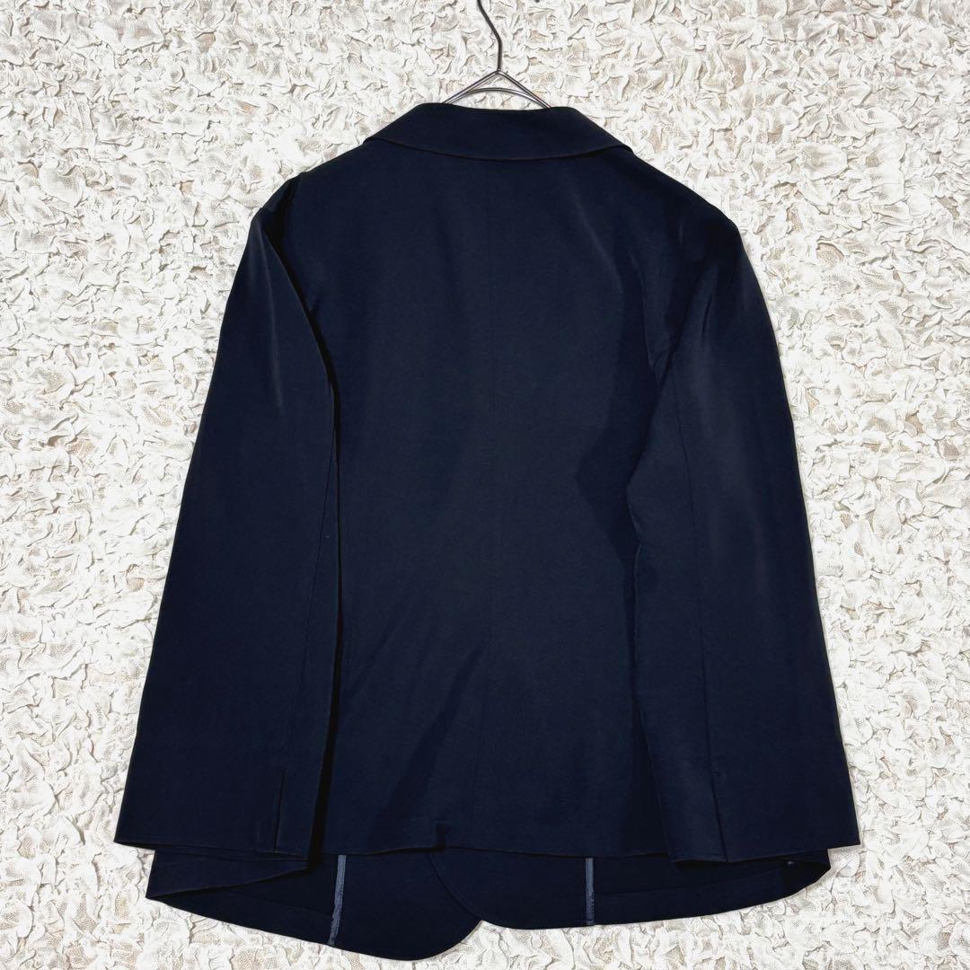 美品 ニューヨーカー スーツ スカート 上下 伸縮性 洗える ネイビー 2XL