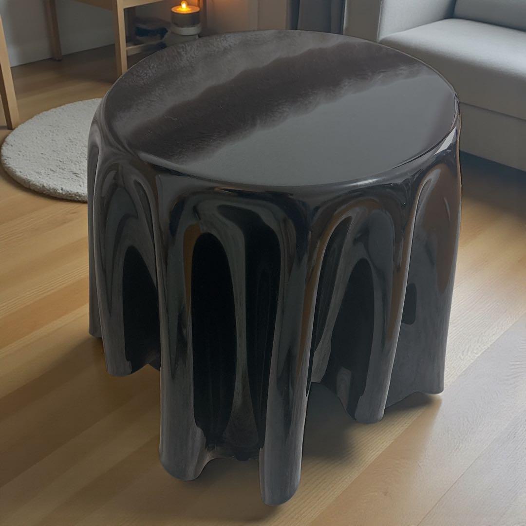 【最終価格】essey エッセイ イリュージョン サイドテーブル ブラック