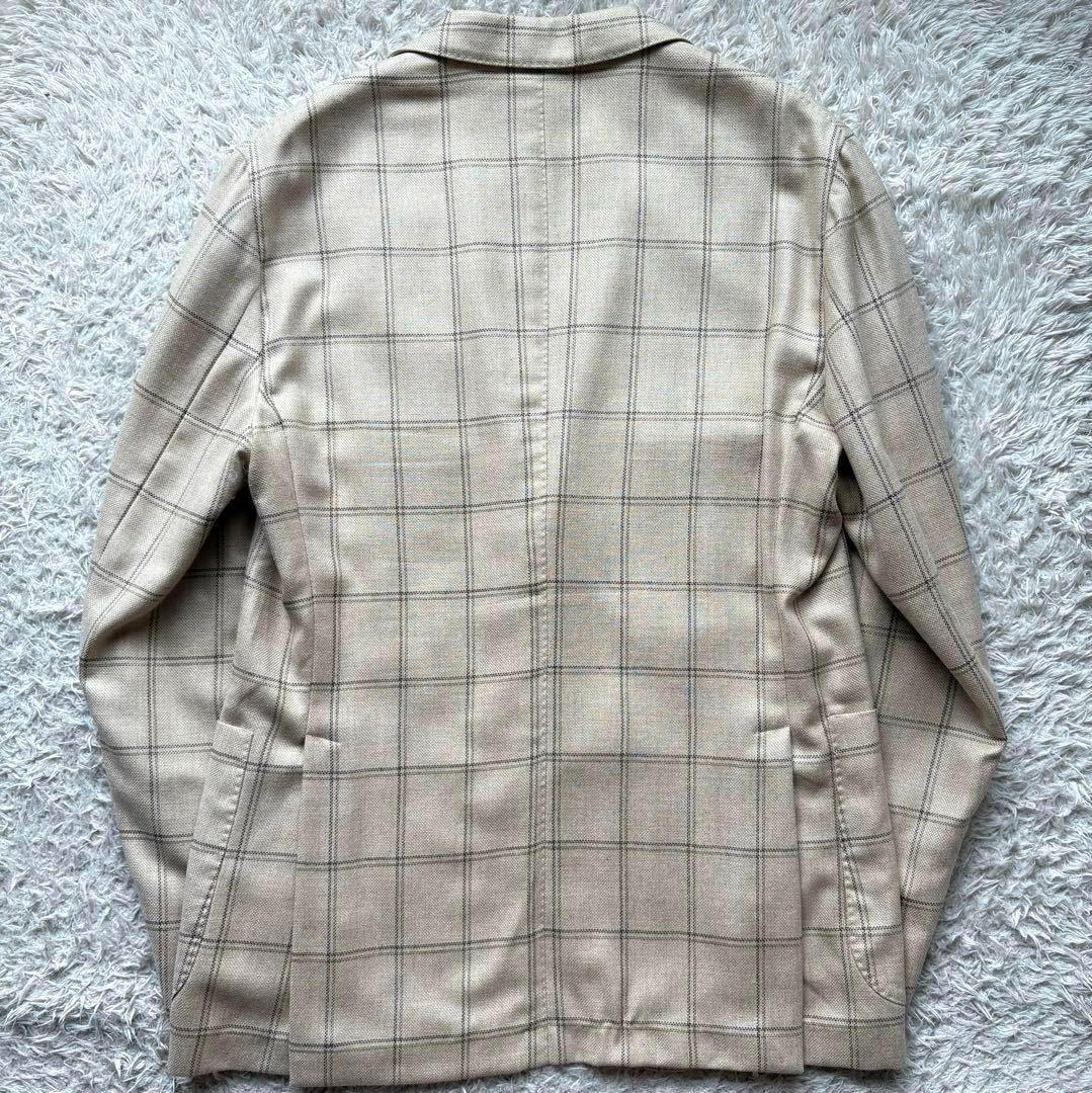 BOGLIOLI DOVER ウインドウペーンチェック 【48】シルク混合