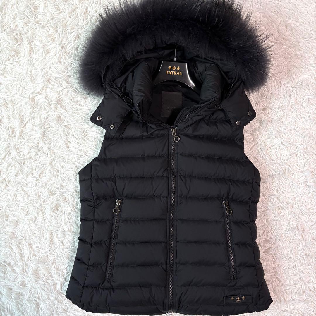 ✨未使用級/XL✨タトラス オルシエラ ダウンベスト 3way ダブルジップ 黒