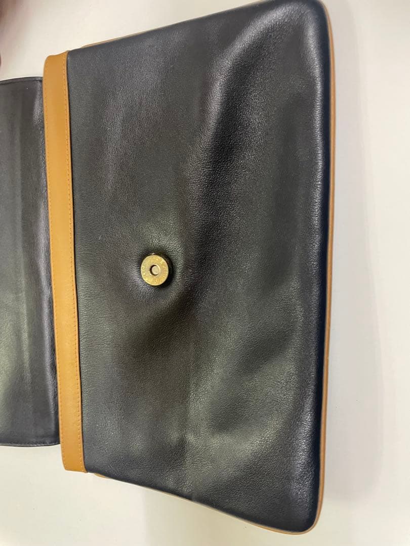 セリーヌ CELINE サルキー 馬車金具 レザー クラッチバッグ ヴィンテージ