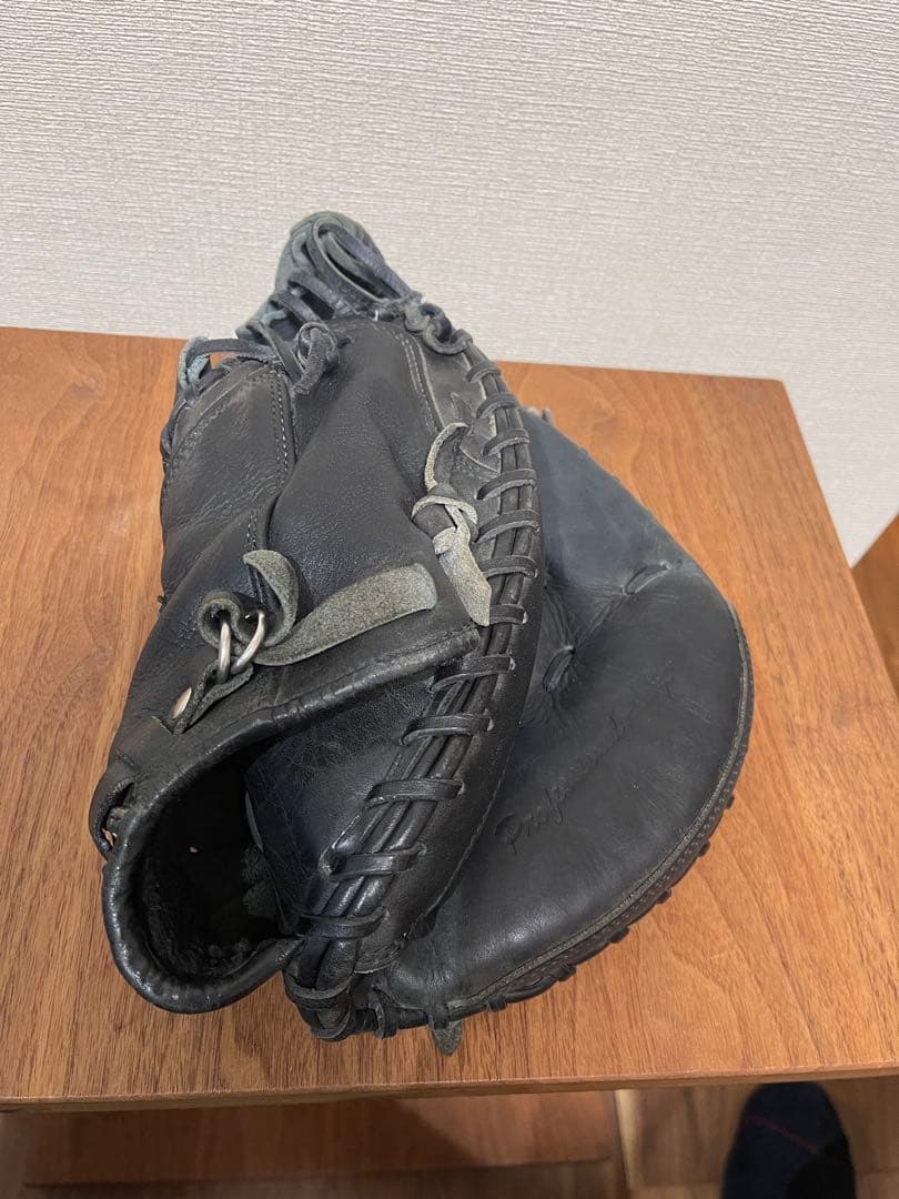 ZETT ゼット キャッチャーミット 軟式 ブラック 野球グローブ