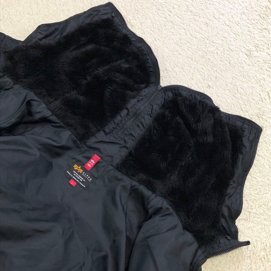 美品⭐アルファインダストリーズ N-2B フライトジャケット Lサイズ ブラック