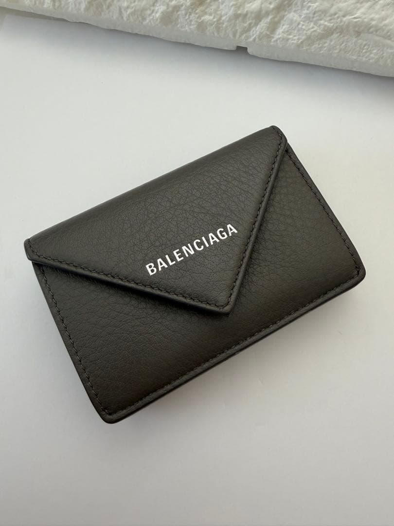 BALENCIAGA 三つ折り財布　グレー
