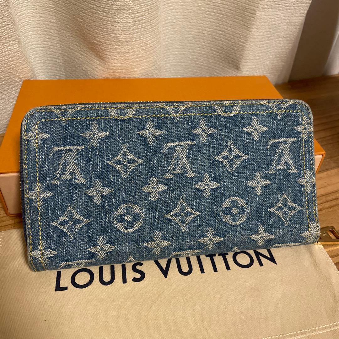 ルイヴィトン　デニム　ジッピーウォレット