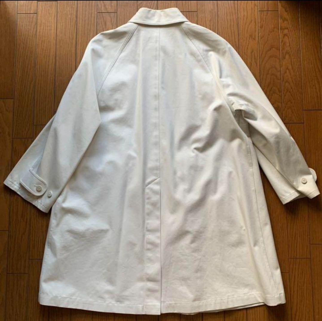 91 CHANEL シャネル　Aライン　ロングコート　42 白