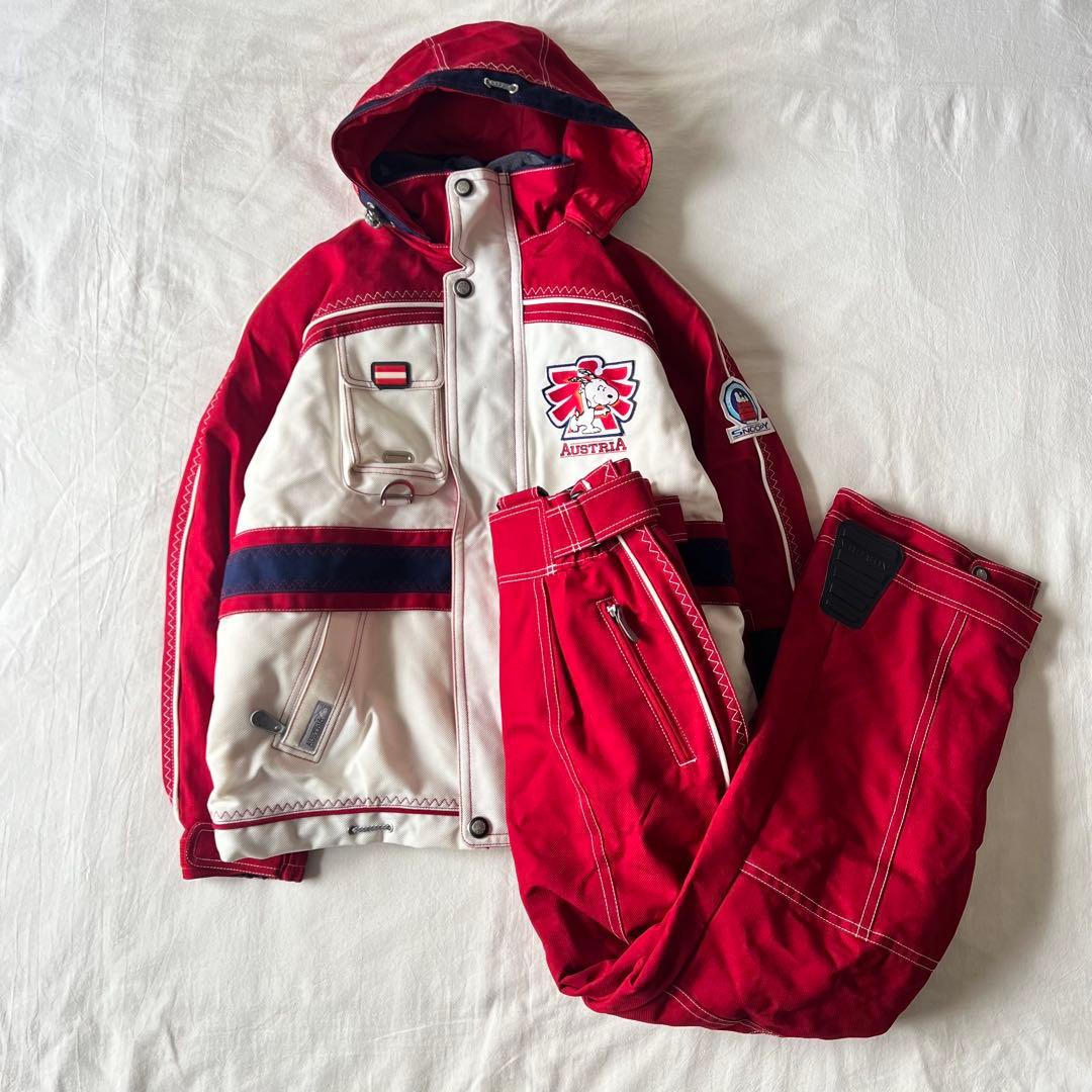 【希少】SNOOPY オーストリア代表モデル スキーウェア アシックス 日本製
