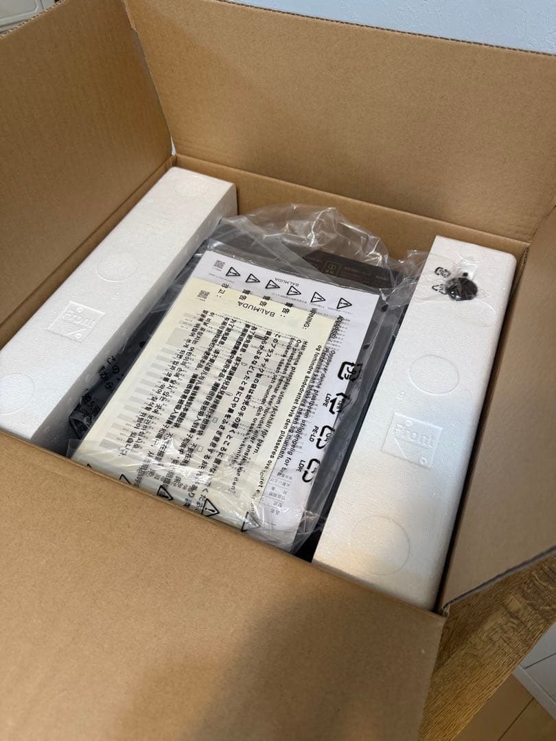 新品 BALMUDA The Toaster Pro K11A-SE-BK