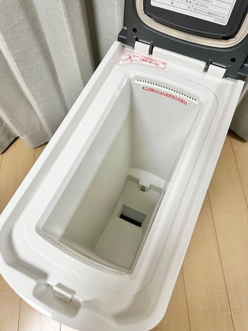 美品 エムケー精工 保冷米びつ ライスクール HRC-10S ホワイト