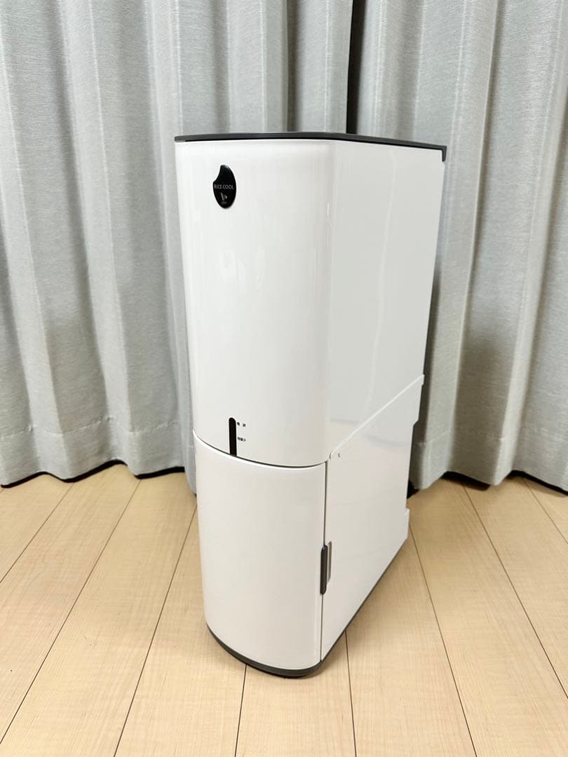 美品 エムケー精工 保冷米びつ ライスクール HRC-10S ホワイト