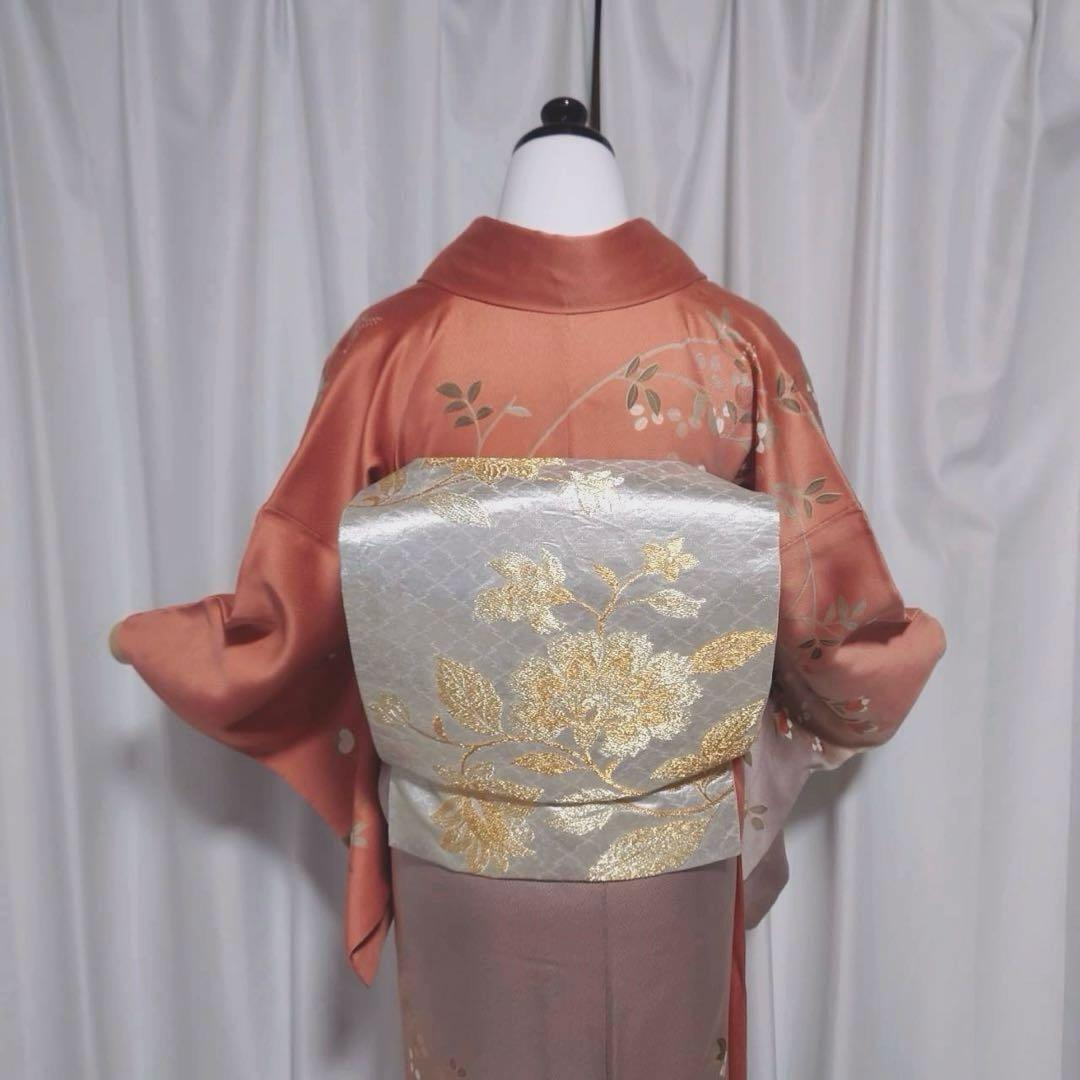 正絹　友禅　訪問着　フルセット　長沼静着物学院　ミト