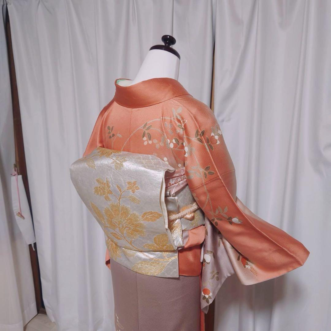 正絹　友禅　訪問着　フルセット　長沼静着物学院　ミト