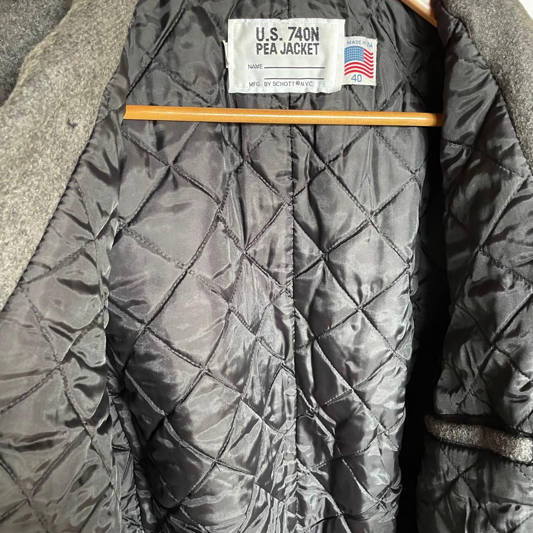 《今日まで❗️値下げ》Schott 740N ピーコート サイズ40