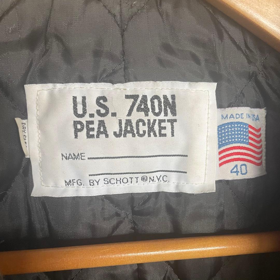 《今日まで❗️値下げ》Schott 740N ピーコート サイズ40