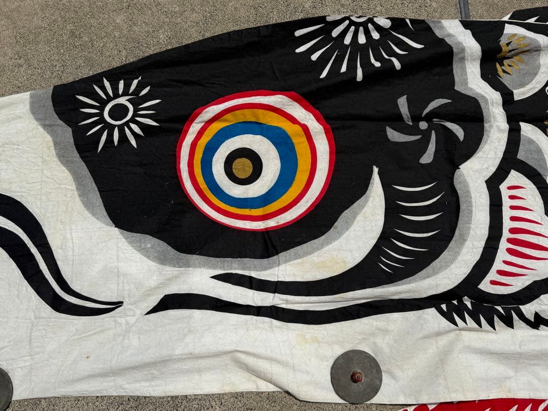 古布 木綿 鯉のぼり 5m 4m 金太郎 こいのぼり こどもの日 リメイク素材