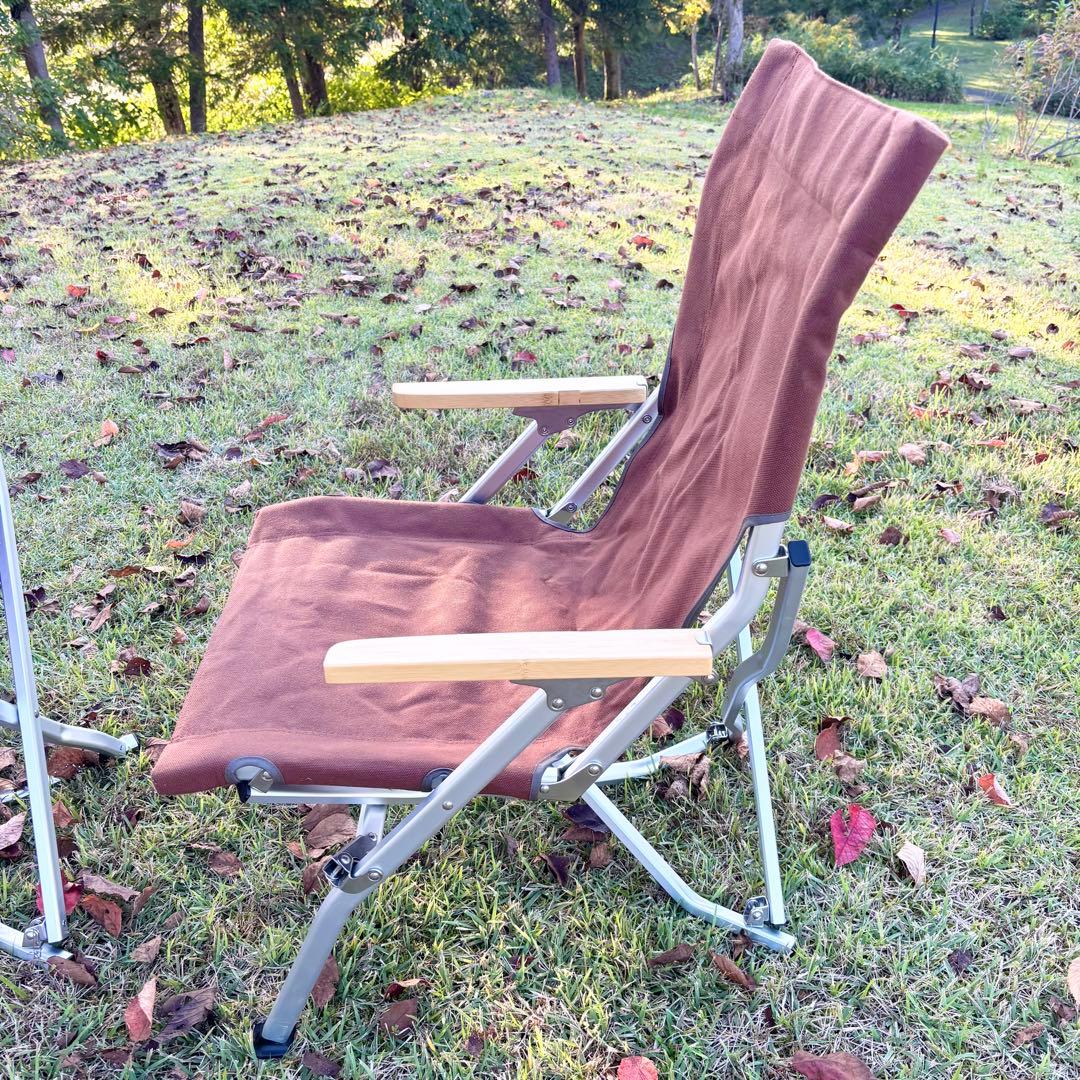 【美品】 peak スノーピーク ローチェア30 ブラウン