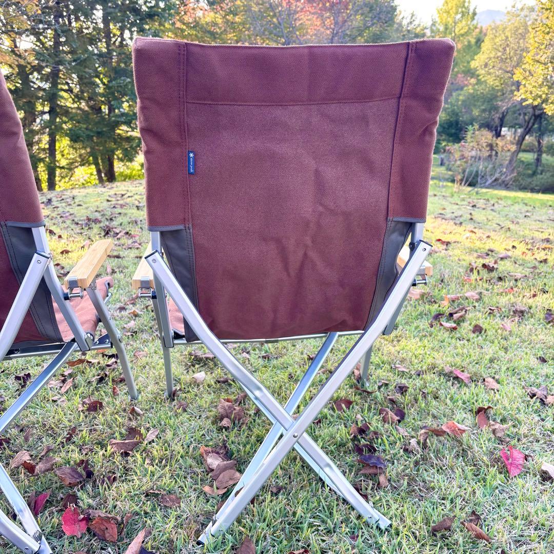 【美品】 peak スノーピーク ローチェア30 ブラウン