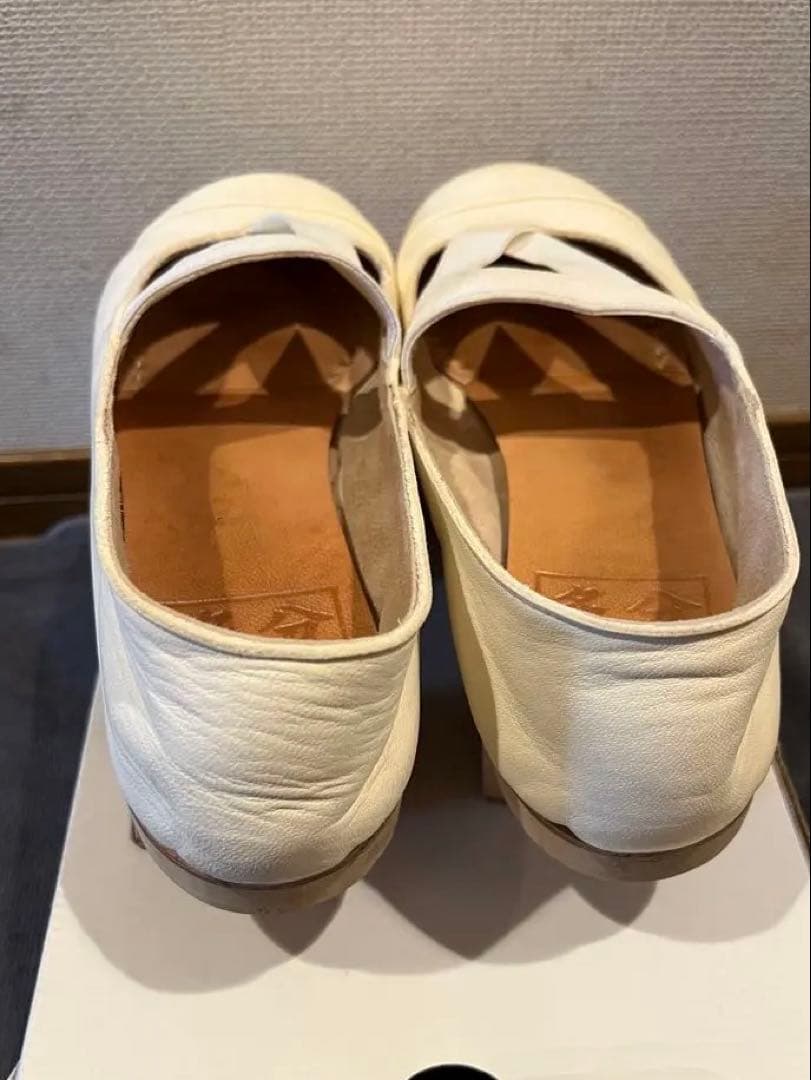 多分絶対　下駄靴　ホワイト 25.5cm