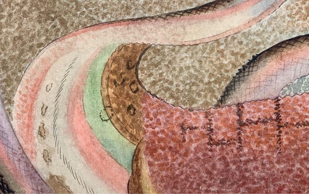 神話　獣　玄武　絵画　韓国　高句麗　朝鮮　古美術　壁画古墳