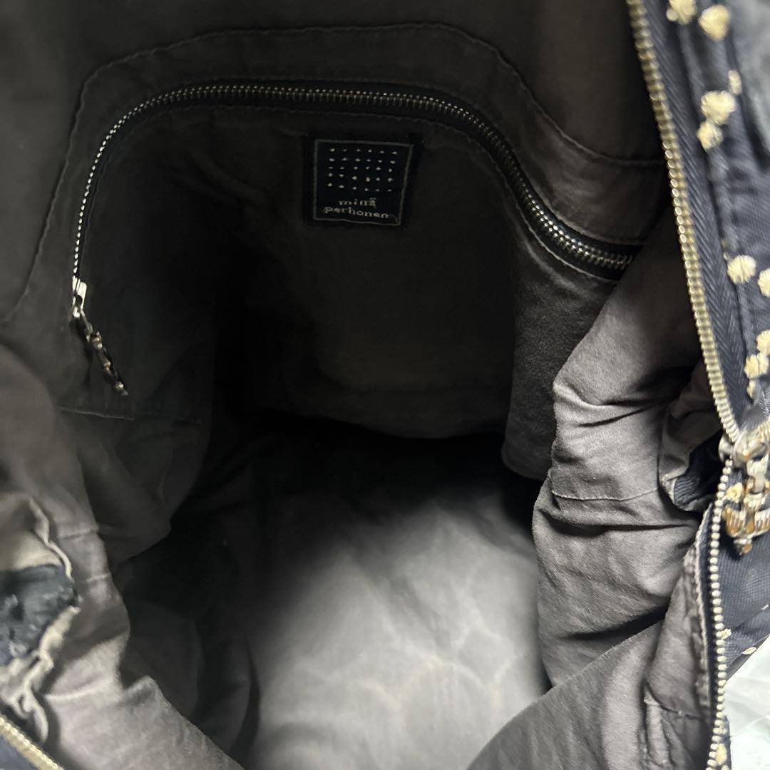 mina perhonen ミナペルホネン タンバリン ショルダーバッグ L 黒