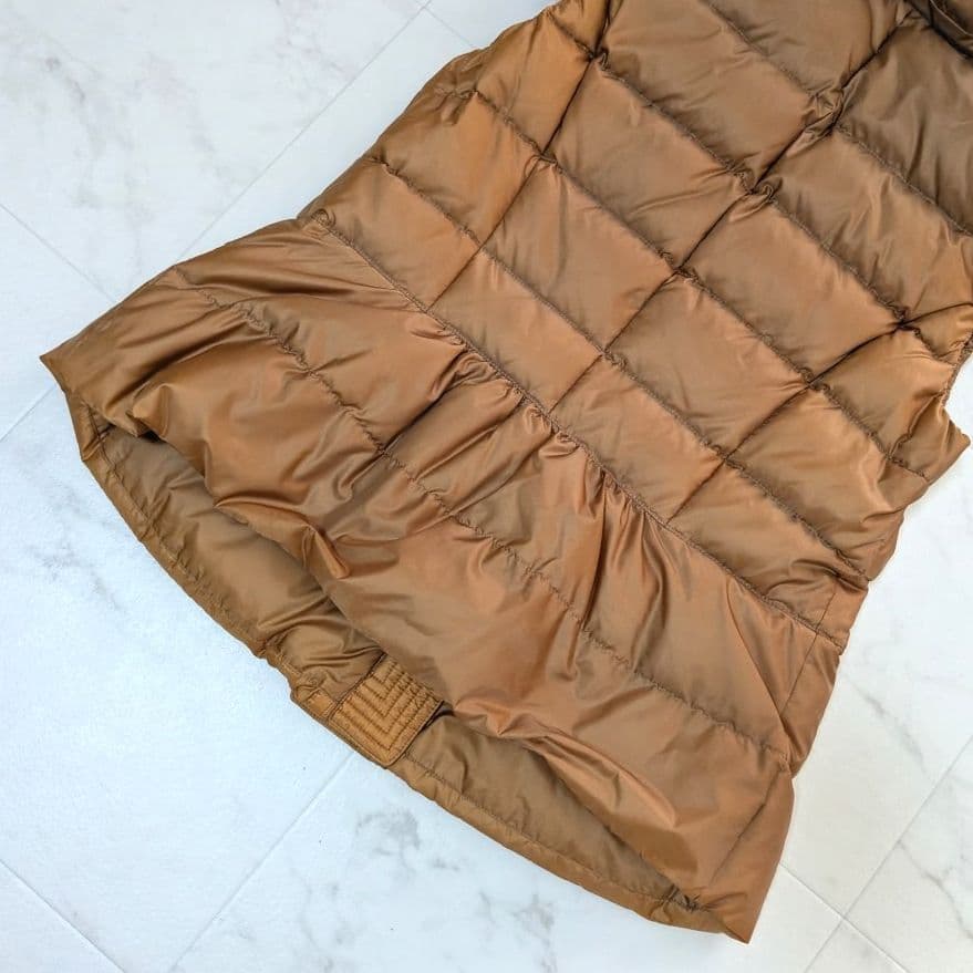 BURBERRY LONDON ダウンベスト メガチェック ペプラム サイズ44