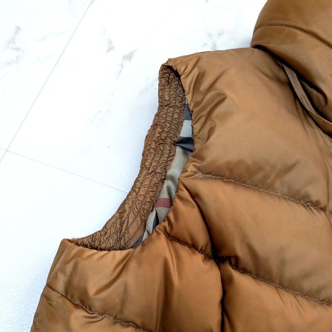 BURBERRY LONDON ダウンベスト メガチェック ペプラム サイズ44