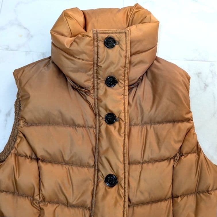 BURBERRY LONDON ダウンベスト メガチェック ペプラム サイズ44