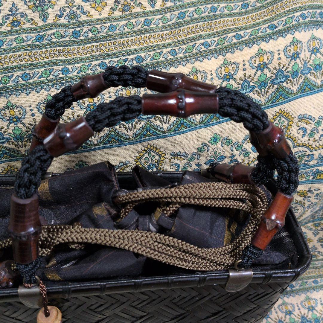 NoriP　公長斎小菅　竹公長　かごバッグ