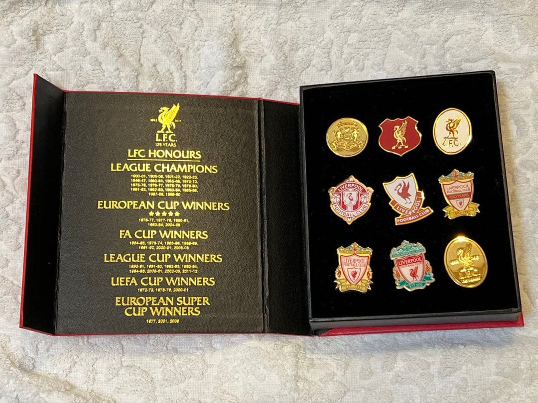 リバプールFC 125周年記念ピンバッジセット