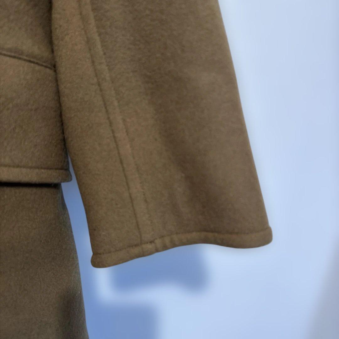 タグ付きmiffew キャメル　 ダブルブレスト ウールコート　定価132000