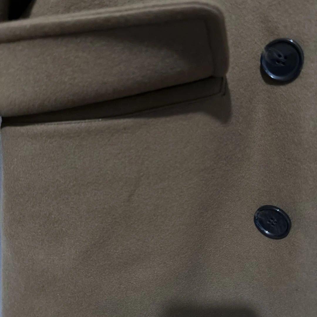 タグ付きmiffew キャメル　 ダブルブレスト ウールコート　定価132000