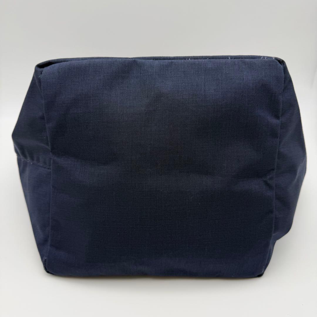 エルベシャプリエ 725C コーデュラ舟型トート L ネイビー×モカ