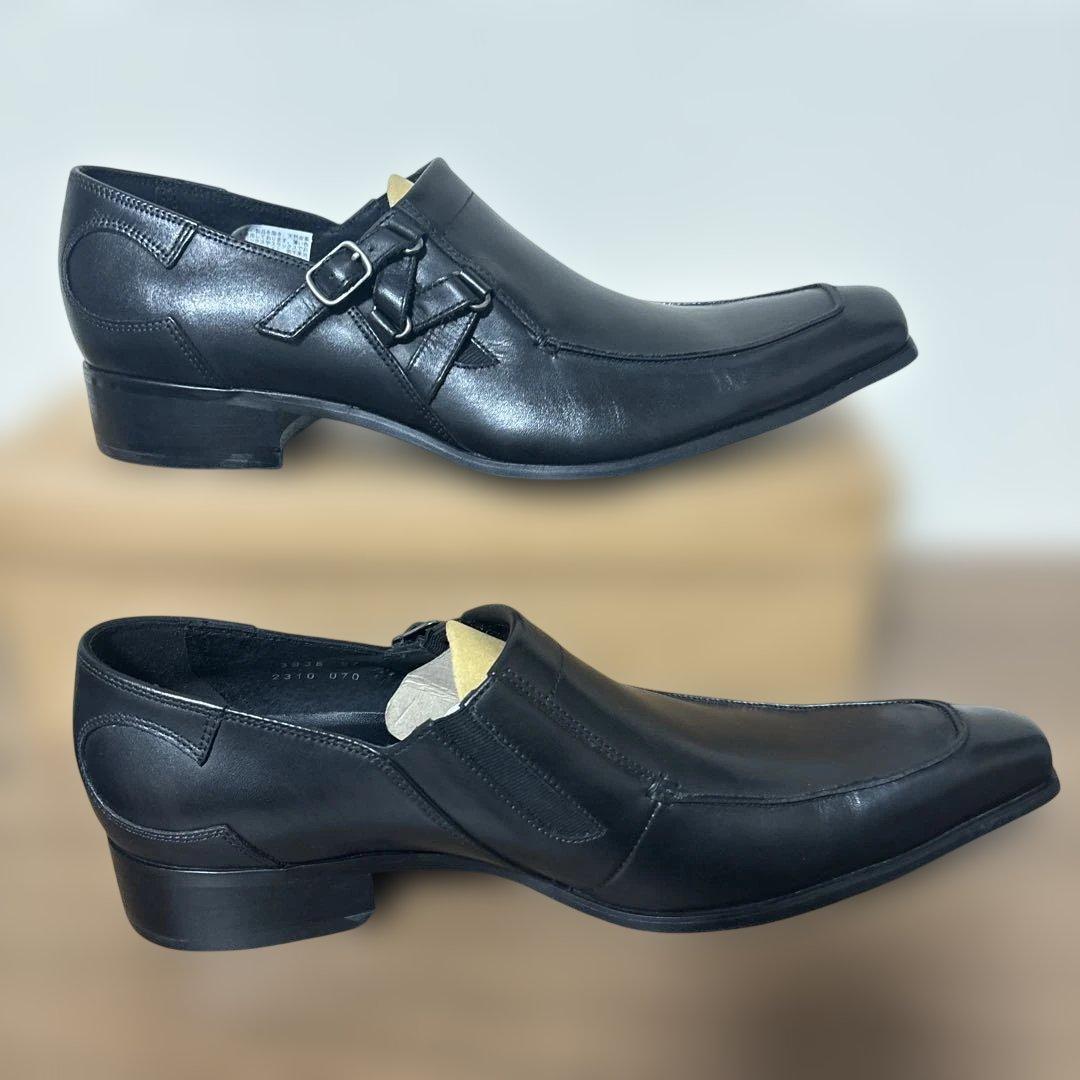 ブラック ビジネスシューズ　靴下セット　キャサリンハムネット