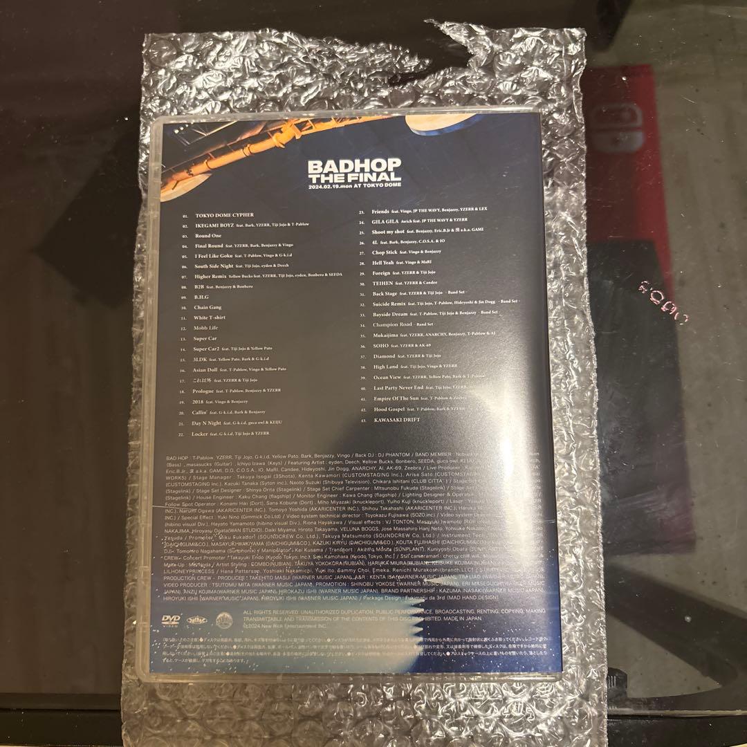 BADHOP THE FINAL バットホップ dvd 東京