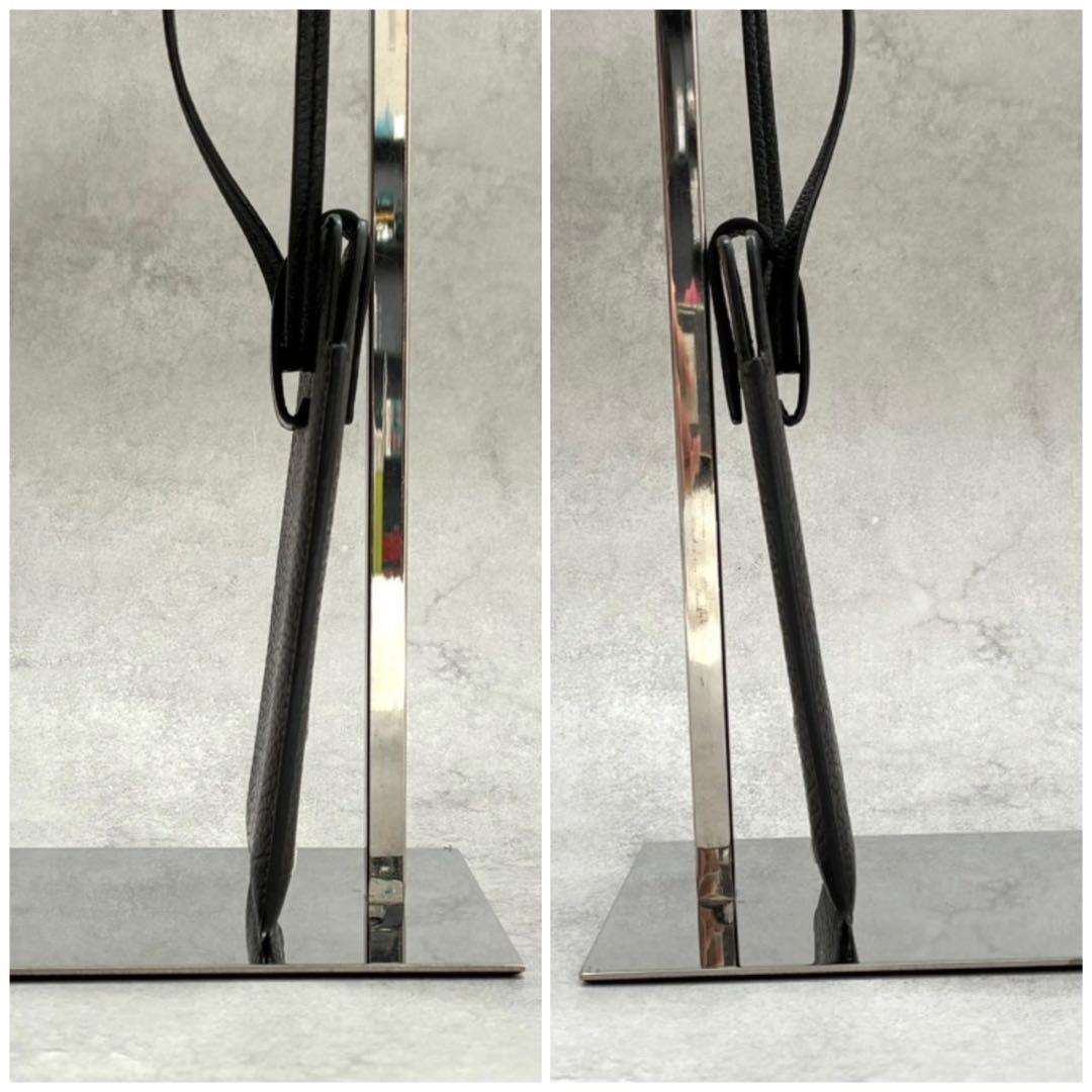 ✨極美品✨メゾンマルジェラ フォンポーチ スマホホルダー レザー ブラック