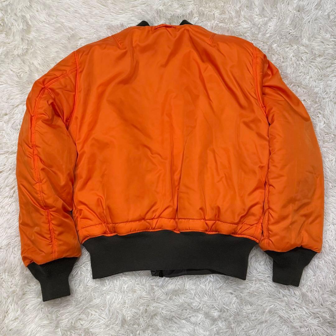 1813　アルファインダストリーズ　MA-1フライトジャケット　L　グレー