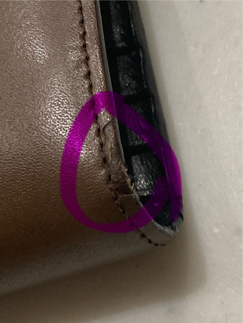 FENDI ブラウン 二つ折り財布 SMALL WALLET