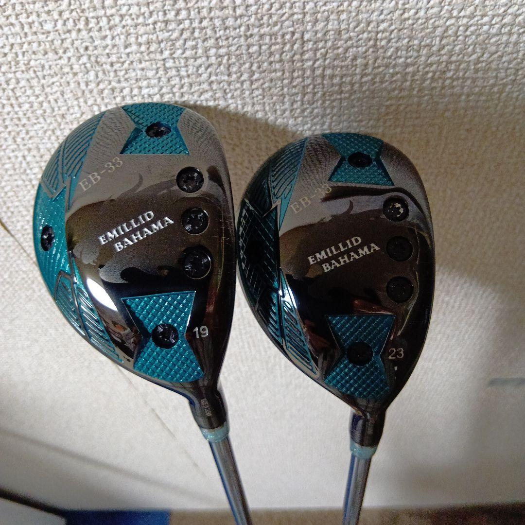 【美品】EMILID BAHAMA ゴルフクラブ 9本・キャディバッグ付き