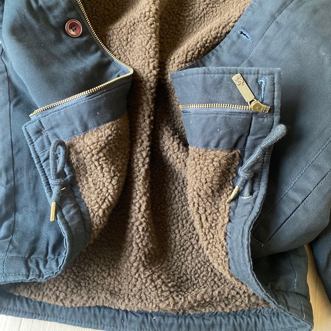 格安 新品 N1デッキジャケットミリタリージャケット ネイビー M